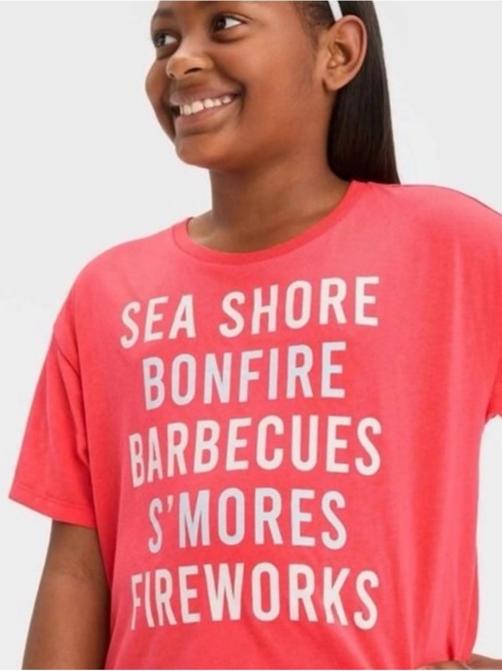 MAD Engine Coral Pink Graphic Short Sleeve Tee